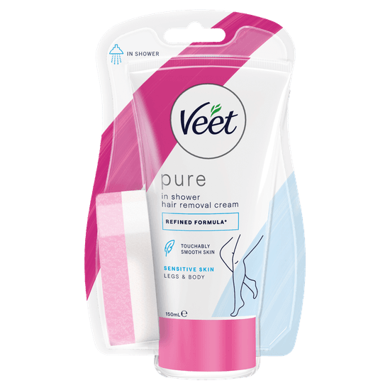 Veet In Shower Hair Removal Cream Sensitive 150mL