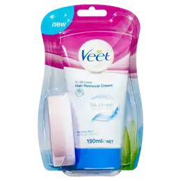 Veet In Shower Hair Removal Cream Sensitive 150mL