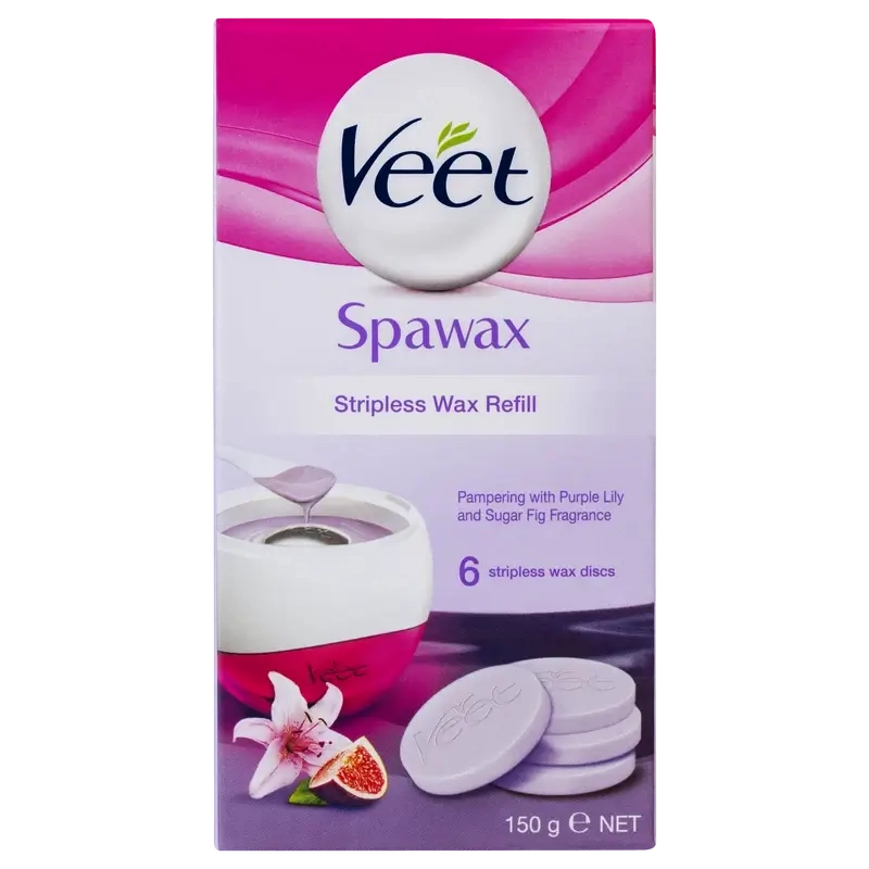 Veet Spawax Refill Purple Lily & Sugar Fig 150g