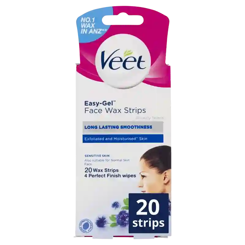 Veet Cold Wax Strips Face for Sensitive Skin