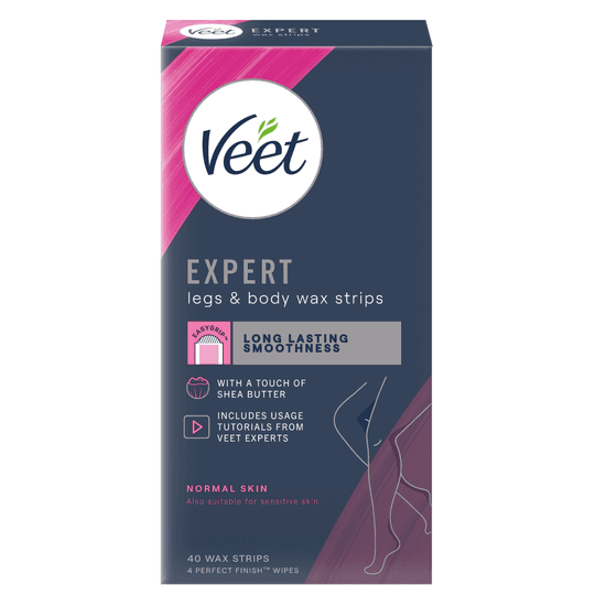 Veet Expert Legs & Body Wax Strips 40s