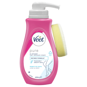 Veet In Shower Hair Removal Cream Sensitive 400mL